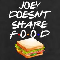 Joey Doesn't Share Food Garment-Dyed Fleece Hoodie