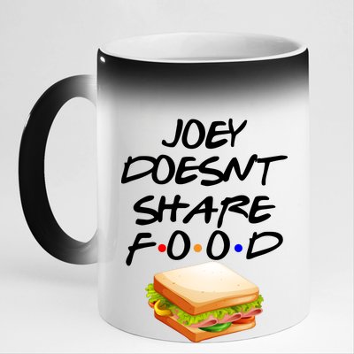 Joey Doesn't Share Food 11oz Black Color Changing Mug