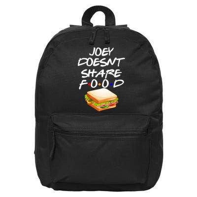 Joey Doesn't Share Food 16 in Basic Backpack