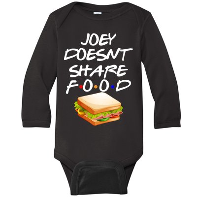 Joey Doesn't Share Food Baby Long Sleeve Bodysuit