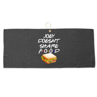 Joey Doesn't Share Food Large Microfiber Waffle Golf Towel