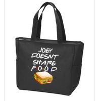 Joey Doesn't Share Food Zip Tote Bag