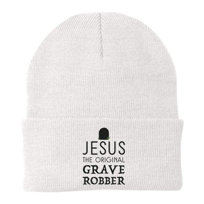 Jesus Original Grave Robber Cute Christian Easter Halloween Knit Cap Winter Beanie