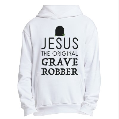 Jesus Original Grave Robber Cute Christian Easter Halloween Urban Pullover Hoodie