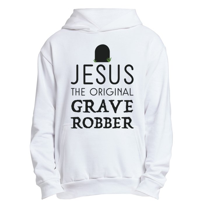 Jesus Original Grave Robber Cute Christian Easter Halloween Urban Pullover Hoodie