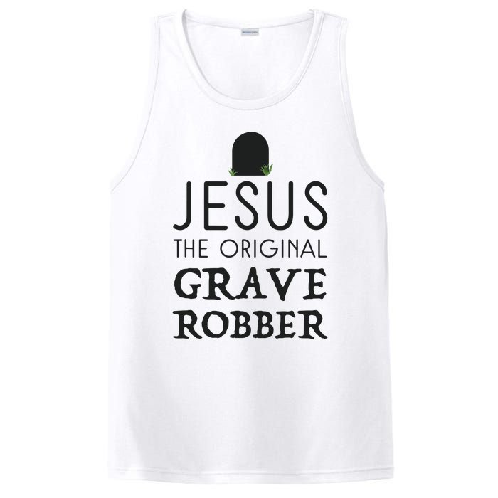 Jesus Original Grave Robber Cute Christian Easter Halloween PosiCharge Competitor Tank