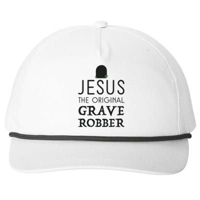 Jesus Original Grave Robber Cute Christian Easter Halloween Snapback Five-Panel Rope Hat