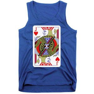 Jack Of Hearts Playing Cards Halloween Costume Casino Easy Tank Top