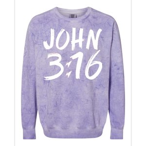 John 3:16 Colorblast Crewneck Sweatshirt