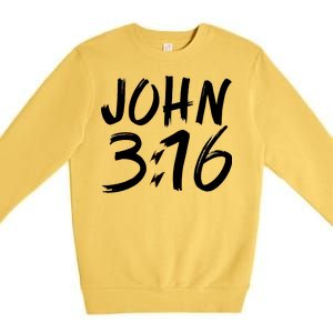 John 3:16 Premium Crewneck Sweatshirt