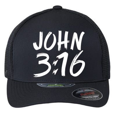 John 3:16 Flexfit Unipanel Trucker Cap