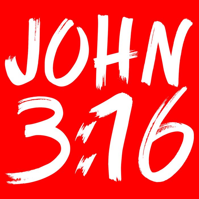 John 3:16 Button