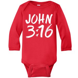 John 3:16 Baby Long Sleeve Bodysuit