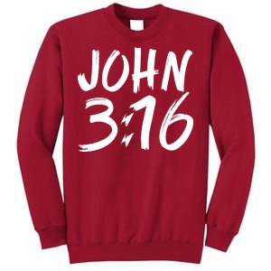 John 3:16 Tall Sweatshirt