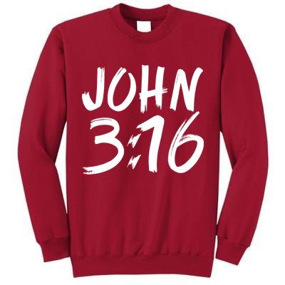 John 3:16 Tall Sweatshirt