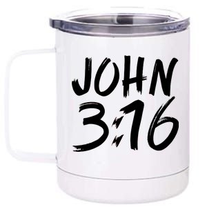 John 3:16 12 oz Stainless Steel Tumbler Cup