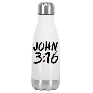 John 3:16 Stainless Steel Insulated Water Bottle