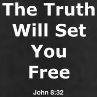 John 8:32 The Truth Will Set You Free Adult Drive Performance Visor