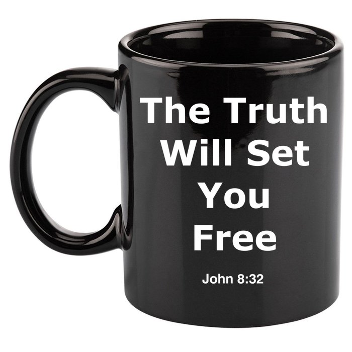 John 8:32 The Truth Will Set You Free 11oz C Handle Ceramic Mug