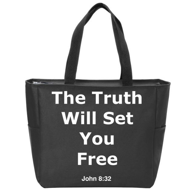 John 8:32 The Truth Will Set You Free Zip Tote Bag