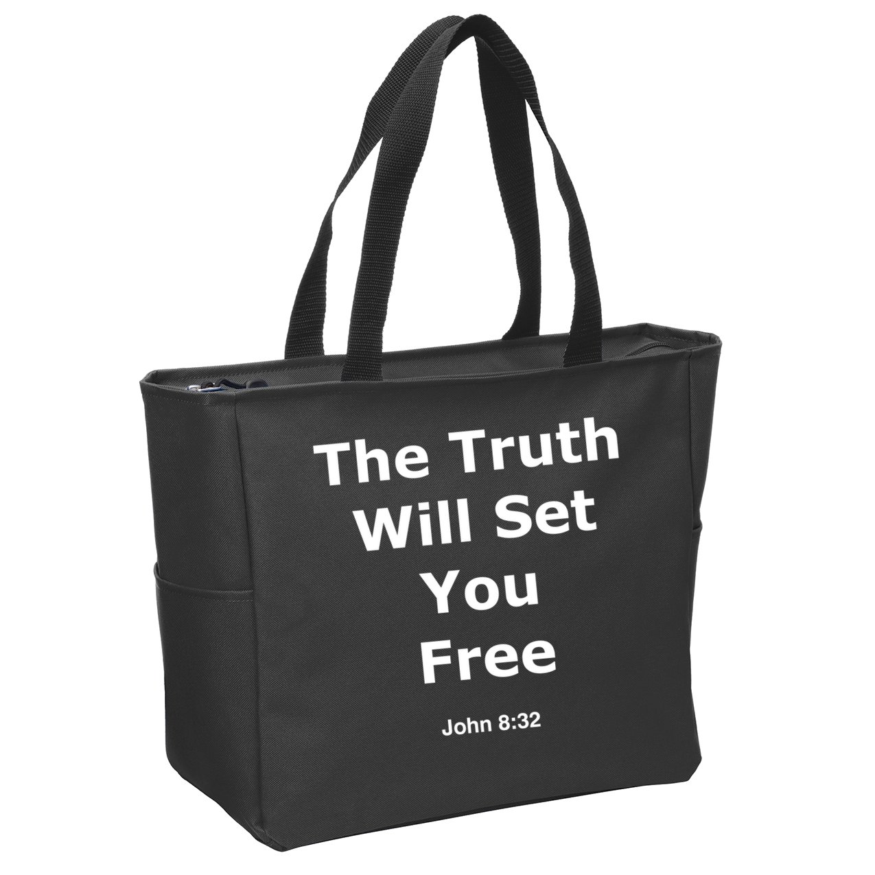 John 8:32 The Truth Will Set You Free Zip Tote Bag