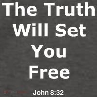 John 8:32 The Truth Will Set You Free Vector Backpack