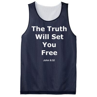 John 8:32 The Truth Will Set You Free Mesh Reversible Basketball Jersey Tank