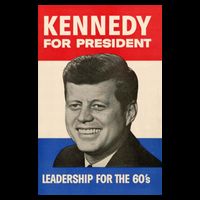 John F. Kennedy 1960 Campaign Poster Impact Tech Backpack