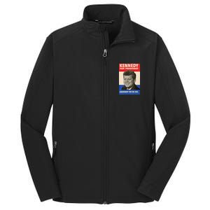 John F. Kennedy 1960 Campaign Poster Core Soft Shell Jacket