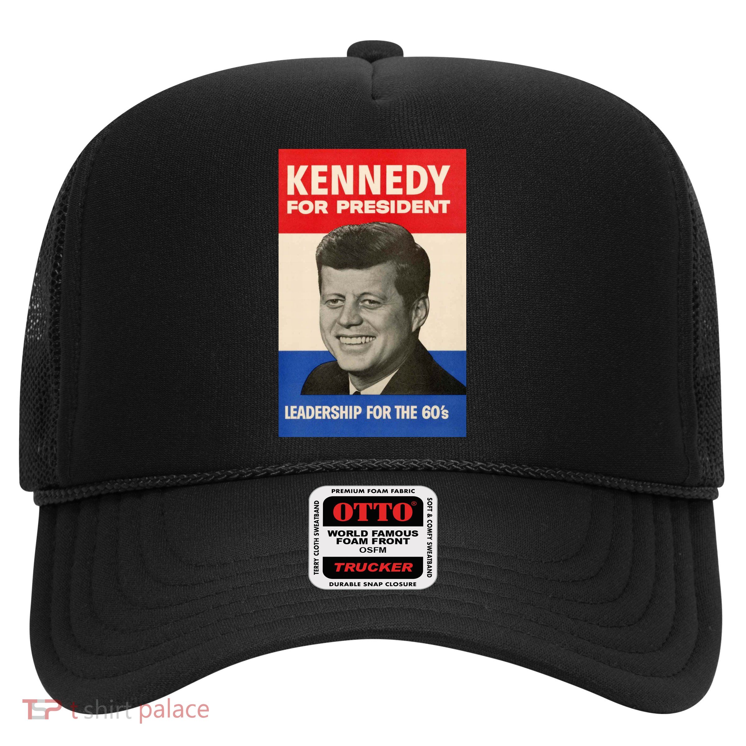 John F. Kennedy 1960 Campaign Poster Trucker Hat