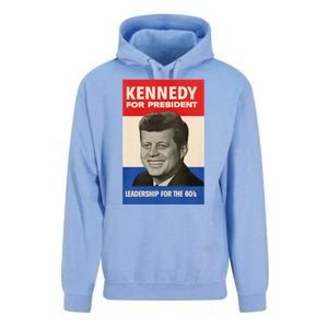 John F. Kennedy 1960 Campaign Poster Unisex Surf Hoodie