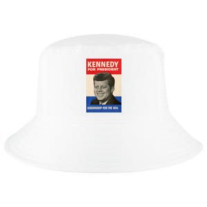 John F. Kennedy 1960 Campaign Poster Cool Comfort Performance Bucket Hat