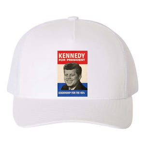 John F. Kennedy 1960 Campaign Poster Yupoong Adult 5-Panel Trucker Hat