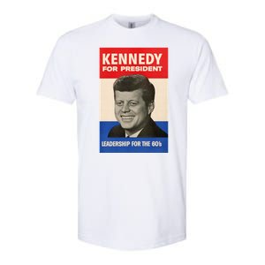 John F. Kennedy 1960 Campaign Poster Softstyle CVC T-Shirt