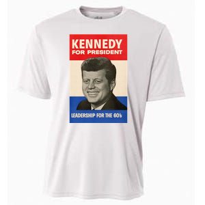 John F. Kennedy 1960 Campaign Poster Cooling Performance Crew T-Shirt