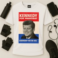 John F. Kennedy 1960 Campaign Poster Cooling Performance Crew T-Shirt