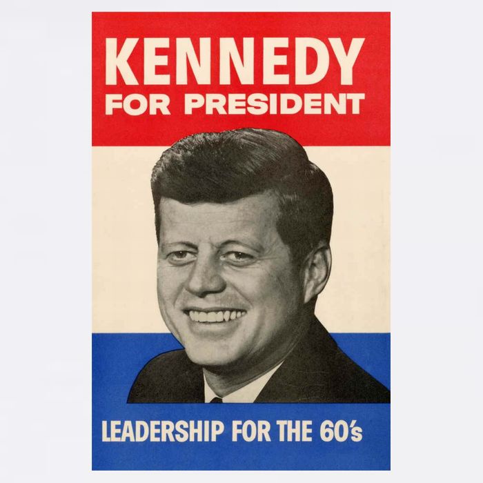 John F. Kennedy 1960 Campaign Poster Cooling Performance Crew T-Shirt