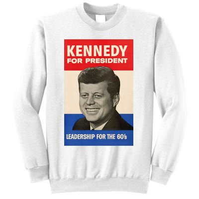 John F. Kennedy 1960 Campaign Poster Sweatshirt