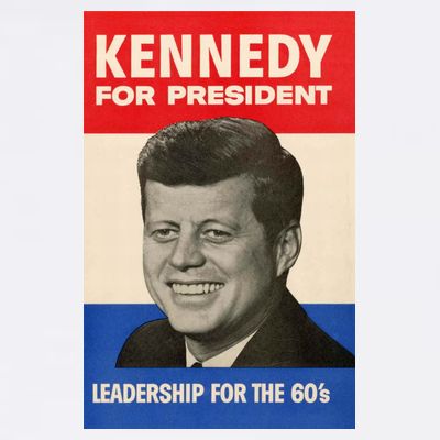 John F. Kennedy 1960 Campaign Poster T-Shirt