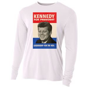 John F. Kennedy 1960 Campaign Poster Cooling Performance Long Sleeve Crew