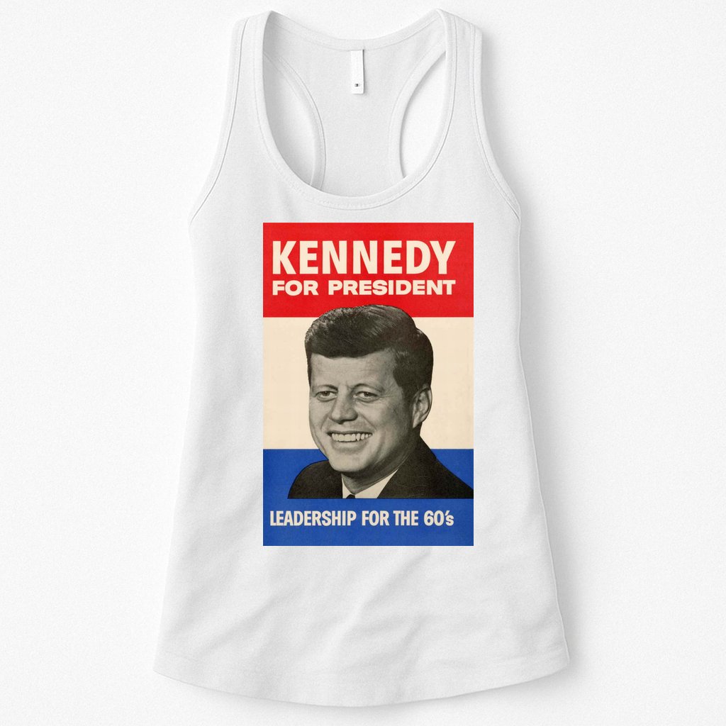 John F. Kennedy 1960 Campaign Poster Womens Tank Top