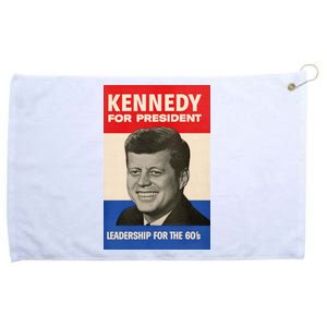 John F. Kennedy 1960 Campaign Poster Grommeted Golf Towel