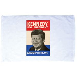 John F. Kennedy 1960 Campaign Poster Microfiber Hand Towel