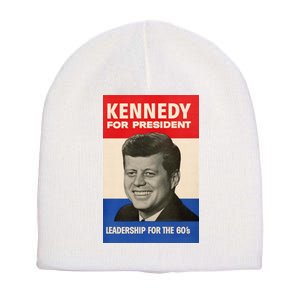 John F. Kennedy 1960 Campaign Poster Short Acrylic Beanie