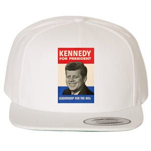 John F. Kennedy 1960 Campaign Poster Wool Snapback Cap