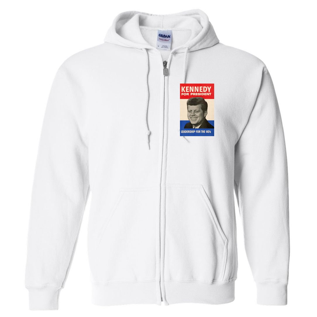 John F. Kennedy 1960 Campaign Poster Full Zip Hoodie