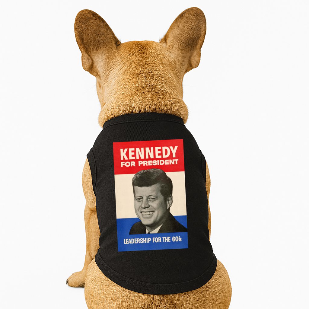 John F. Kennedy 1960 Campaign Vintage Poster Doggie Tank