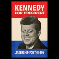 John F. Kennedy 1960 Campaign Vintage Poster Doggie Tank