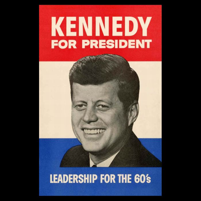 John F. Kennedy 1960 Campaign Vintage Poster Doggie Tank