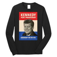 John F. Kennedy 1960 Campaign Vintage Poster Long Sleeve Shirt